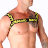 Macho - Harnais Double Jaune